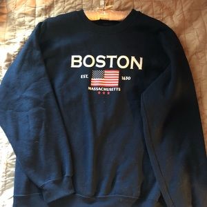 Boston Crew Neck Sweatshirt